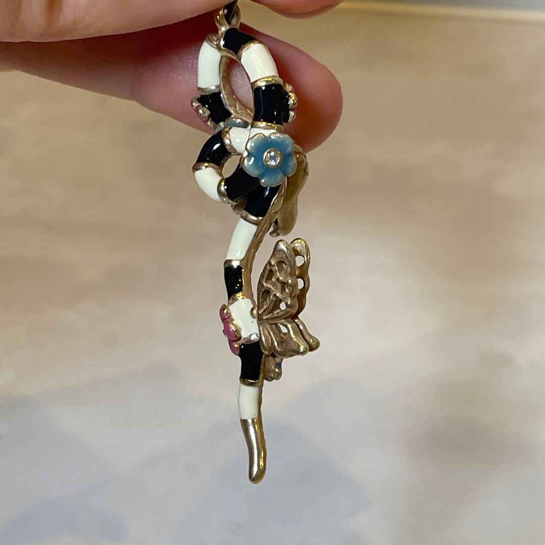 美品 アナスイ エデン 蛇 ピアス 干支