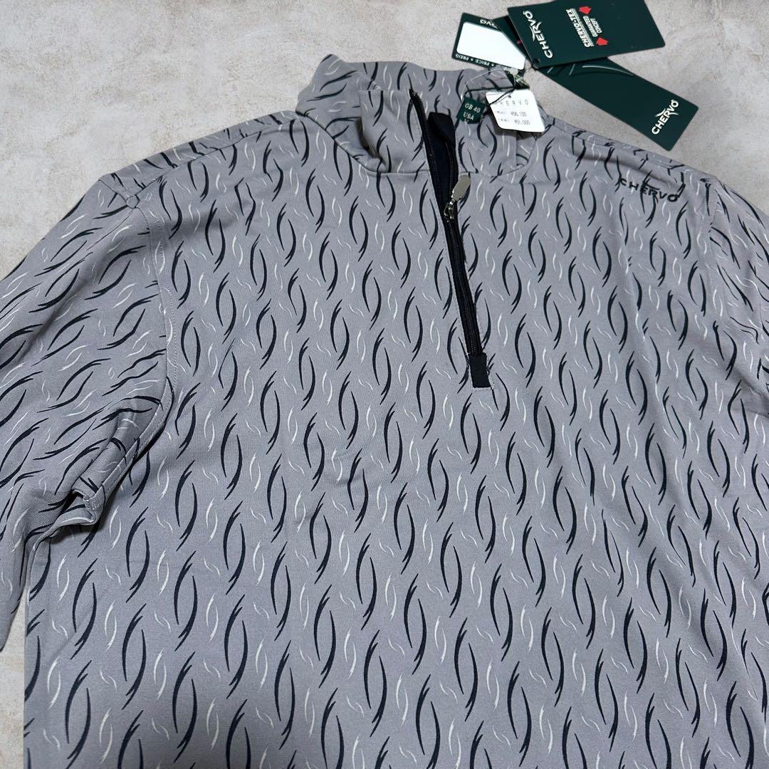 【定価56,100円】新品未使用 CHERVO ハーフジップ　ゴルフウェア　M