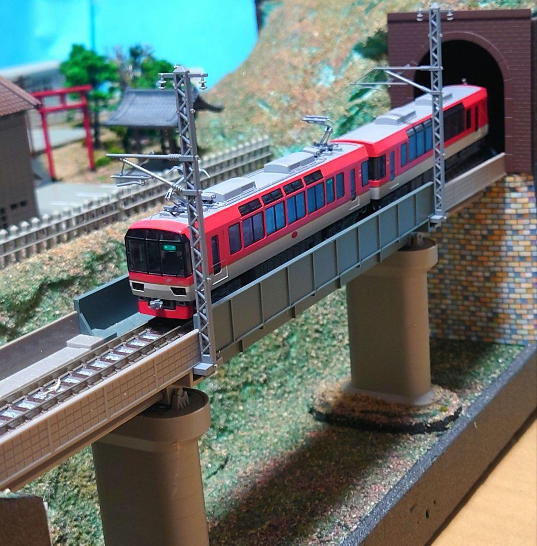 【動作品】鉄道模型ジオラマ完成品『Nゲージ』パワーバック付