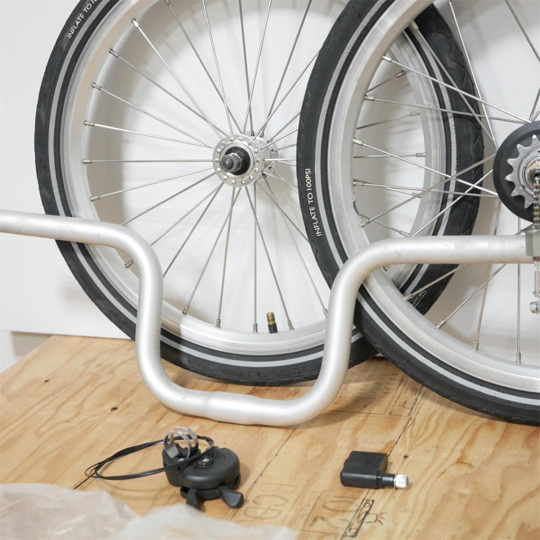 brompton 純正3速　ホイールセット　シフトレバー　チェーン　タイヤ