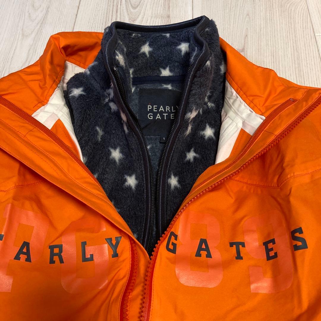 パーリーゲイツ　星柄フリースインナー　ジャケット　ウインドブレーカー 4way