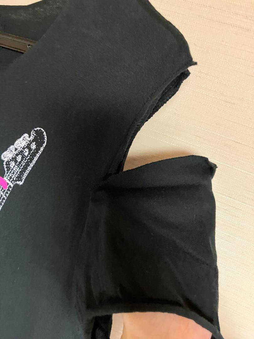 SOPHIA 黒柳能生 待ち猫Tシャツ Mサイズ シザーワークver.