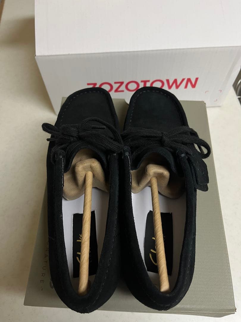 Clarks ワラビー　黒　UK5