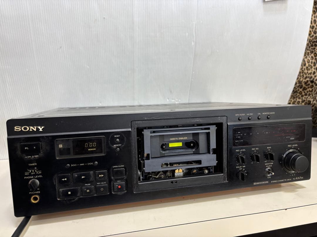 SONY カセットデッキ TC-KA7ES リモコン付き ジャンク品