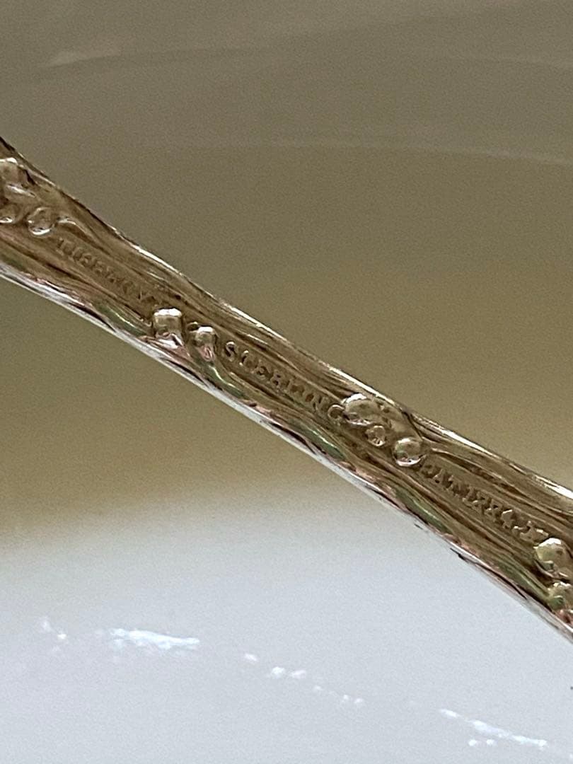 【Tiffany ティファニー】純銀 スターリングシルバー／ティースプーン ２本