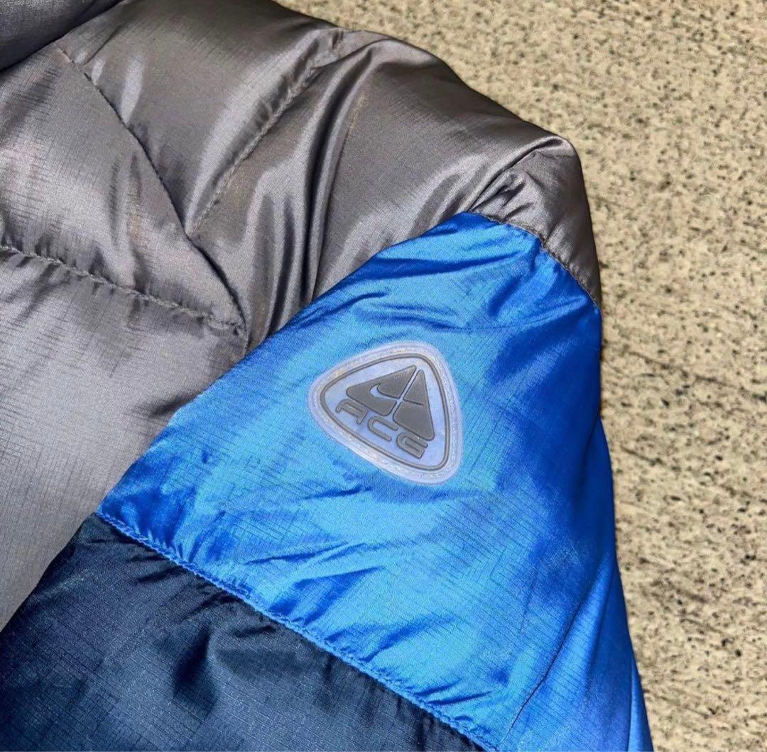 Nike ACG リバーシブルダウンジャケット ネイビー/グレー/ブルー　y2k