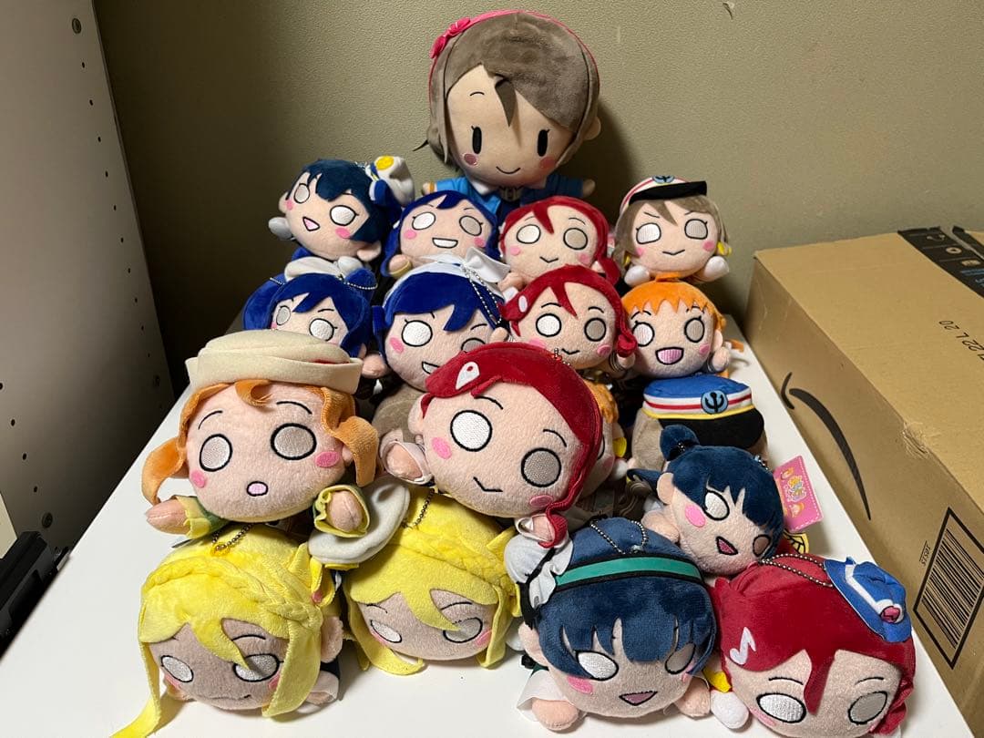 ラブライブサンシャイン 寝そべり ぬいぐるみ 24体