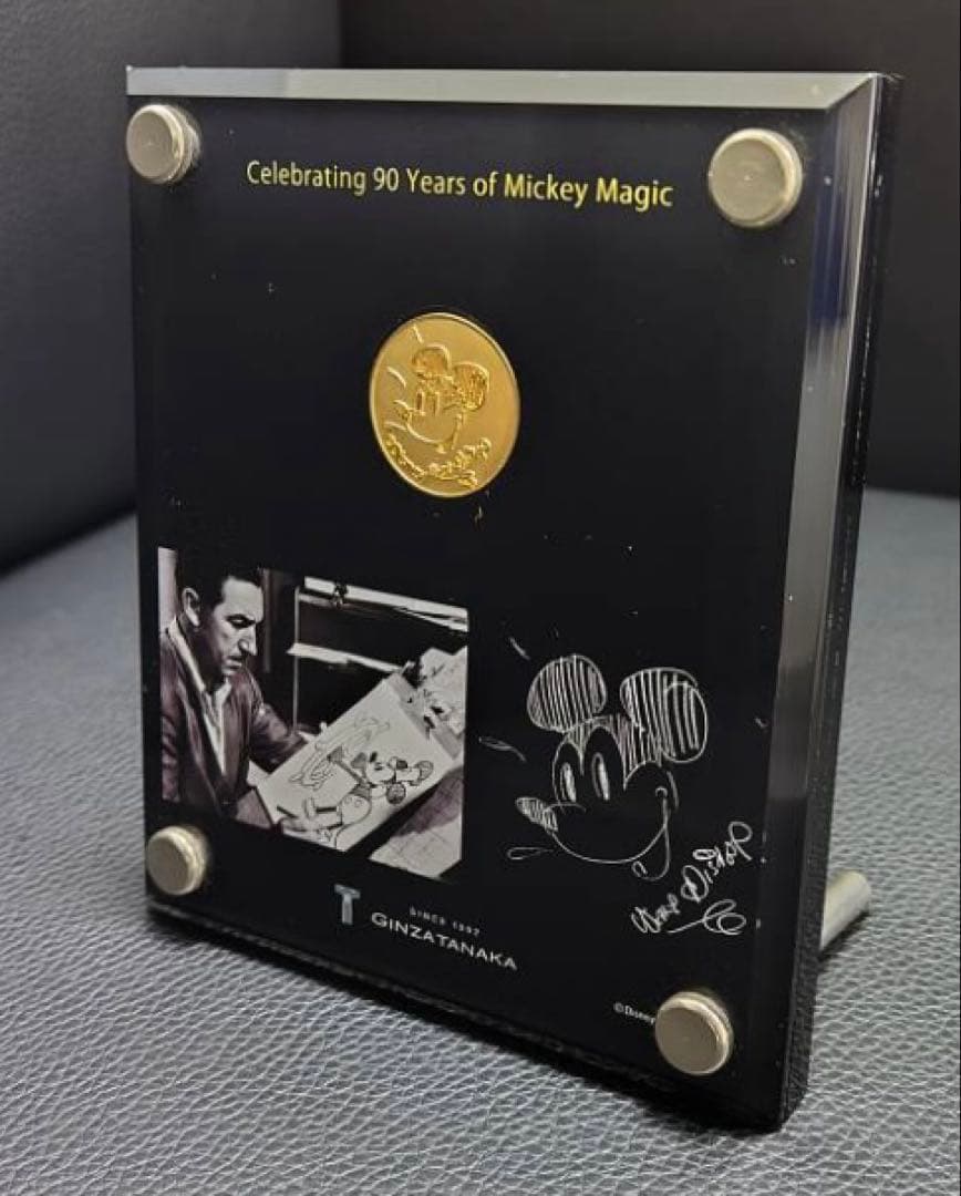 GINZA TANAKA ミッキー90周年 記念K24 24金 純金 約8.1g