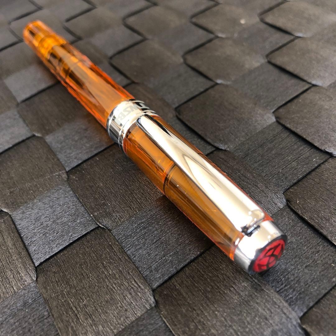 未使用TWSBI Diamond 540 万年筆 EFデモンストレータ オレンジ