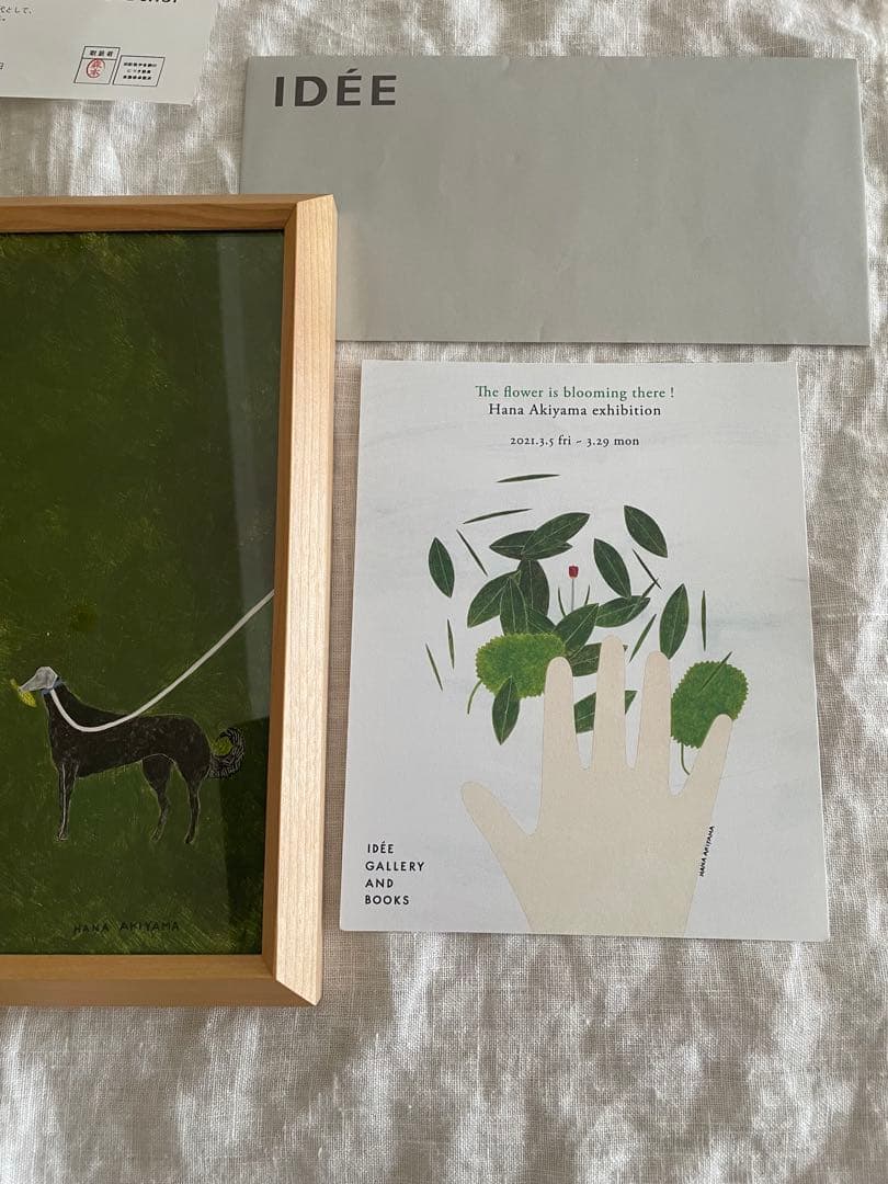 【再値下げ】一点物 秋山花 Hana Akiyama イデー 直筆サイン入り