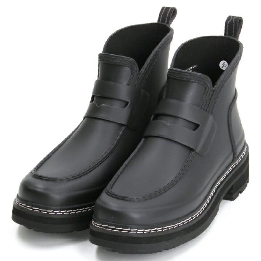 【美品】HUNTER ハンター　ブーツREFSTITCHLOAFERBOOTS