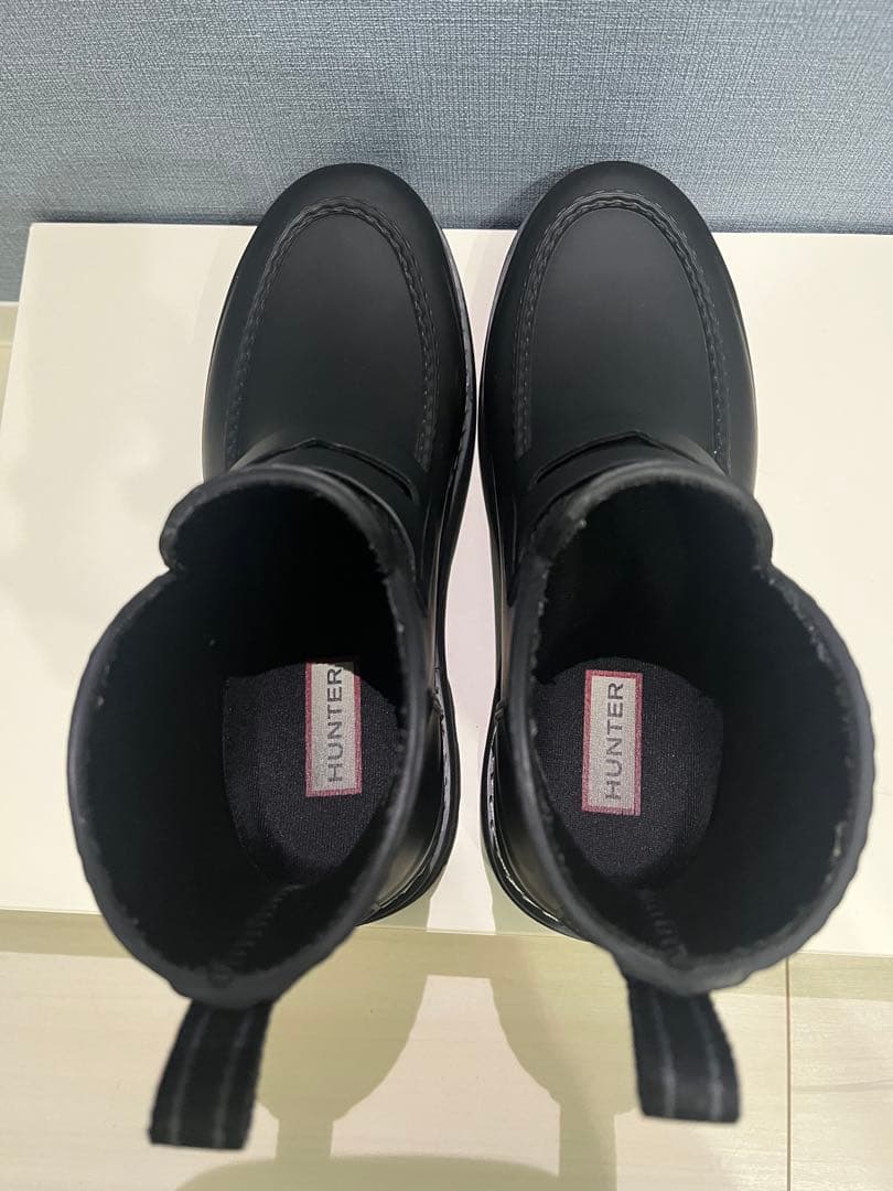 【美品】HUNTER ハンター　ブーツREFSTITCHLOAFERBOOTS