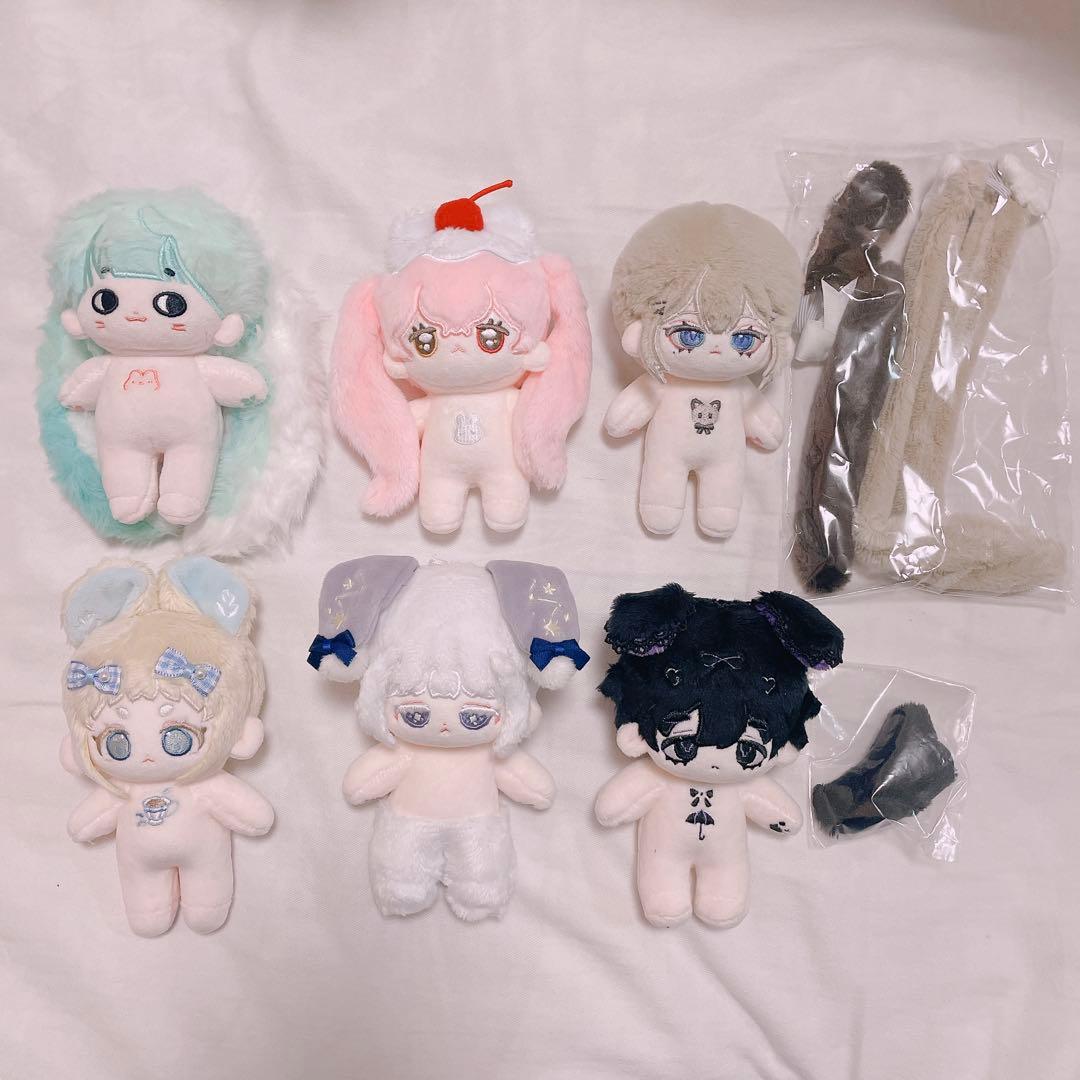 無属性ぬいぐるみ10cm 6体