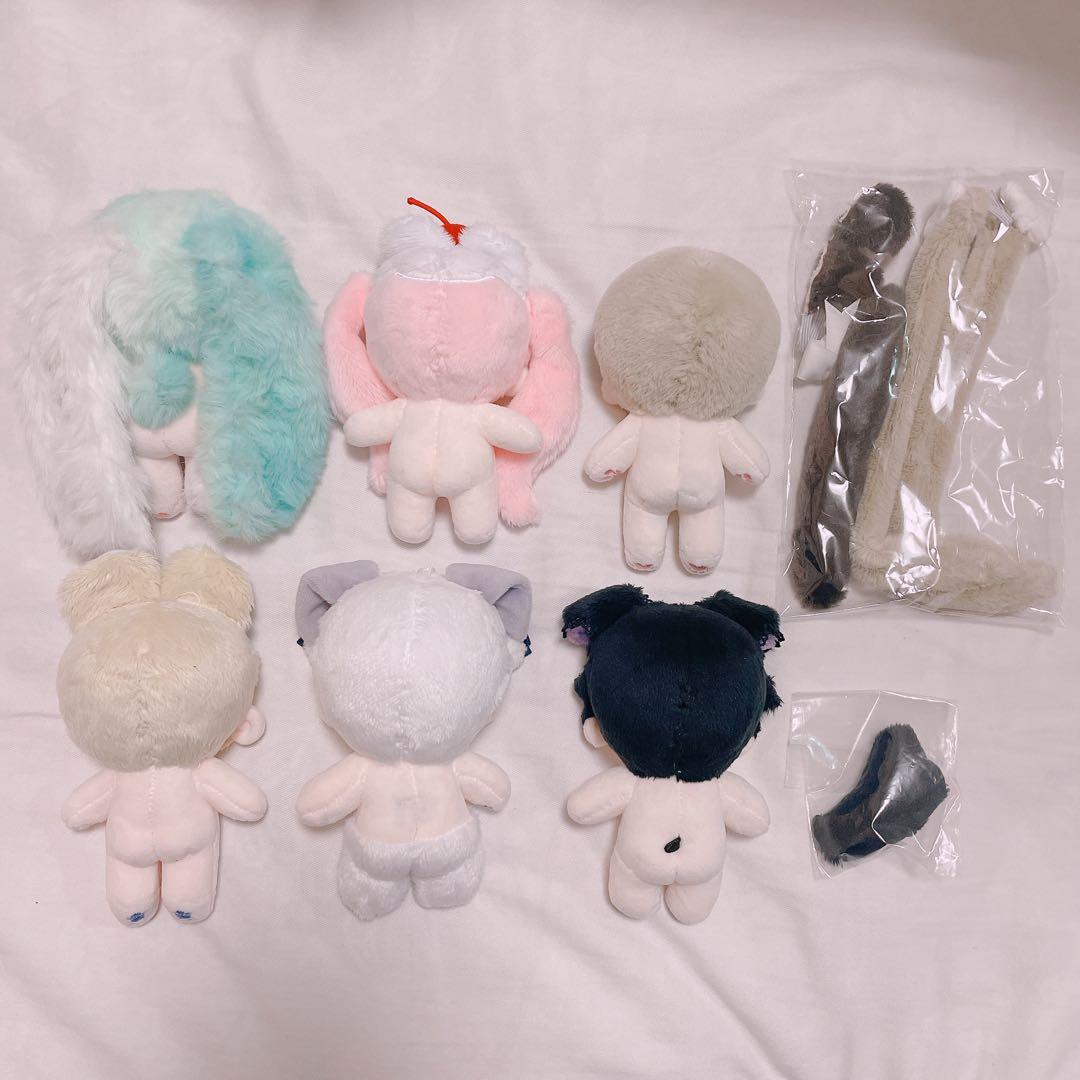 無属性ぬいぐるみ10cm 6体