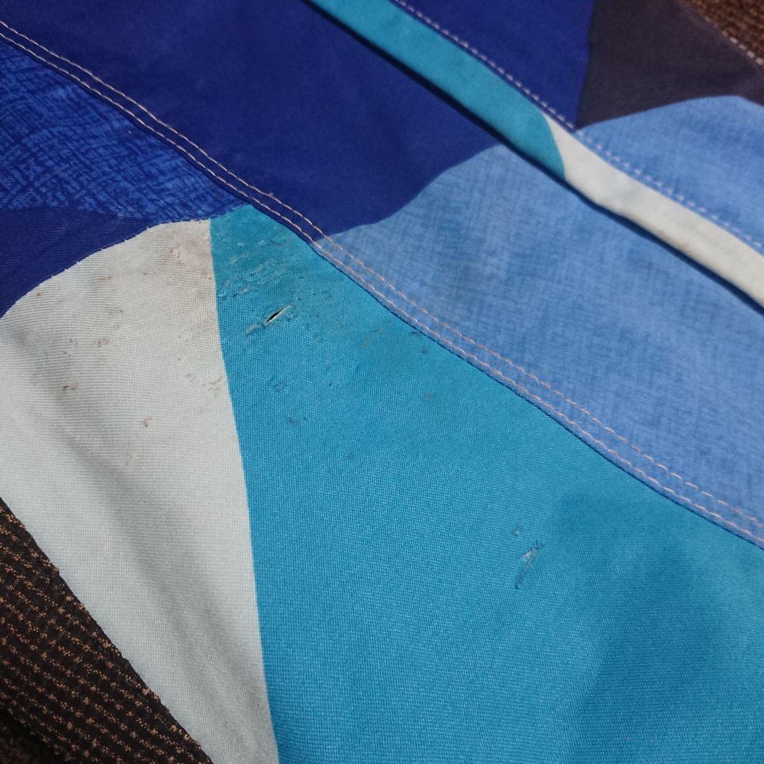 送料無料【MIZUNO】青色総柄スキーパンツ L-72