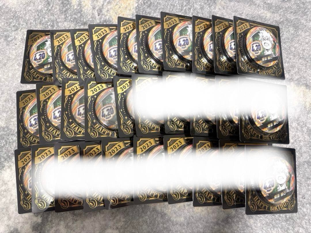 爆豪勝己 バースデー缶バッジ 15個