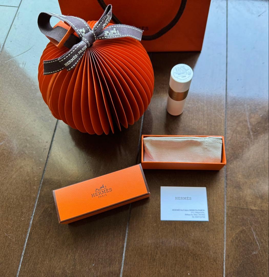 2024年 HERMES ホリデー限定 オランジュアンフェットボームドゥソワン