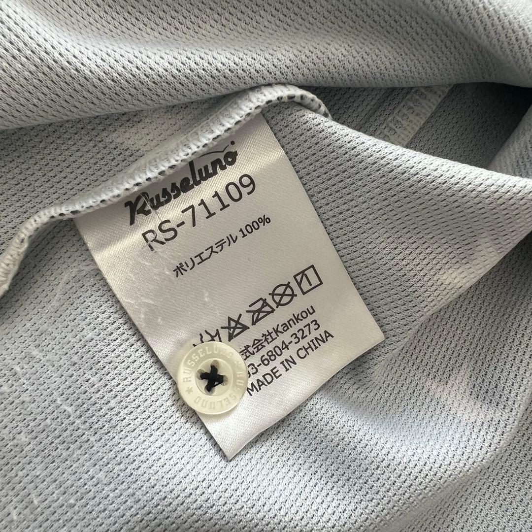 Russeluno ラッセルノ　ヒョウ柄　レオパード　ポロシャツ　メンズ　ゴルフ