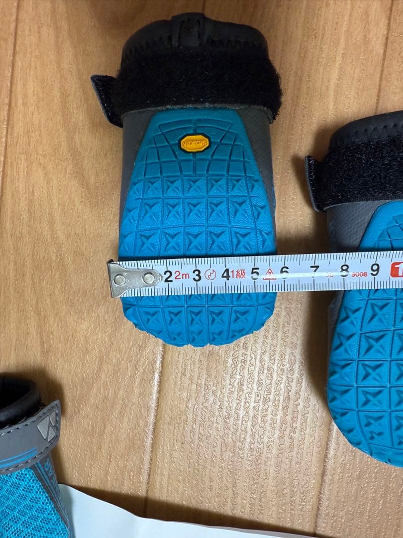 Y-RO419 犬用ブーツRUFFWEAR GRIP TREX青4足セット