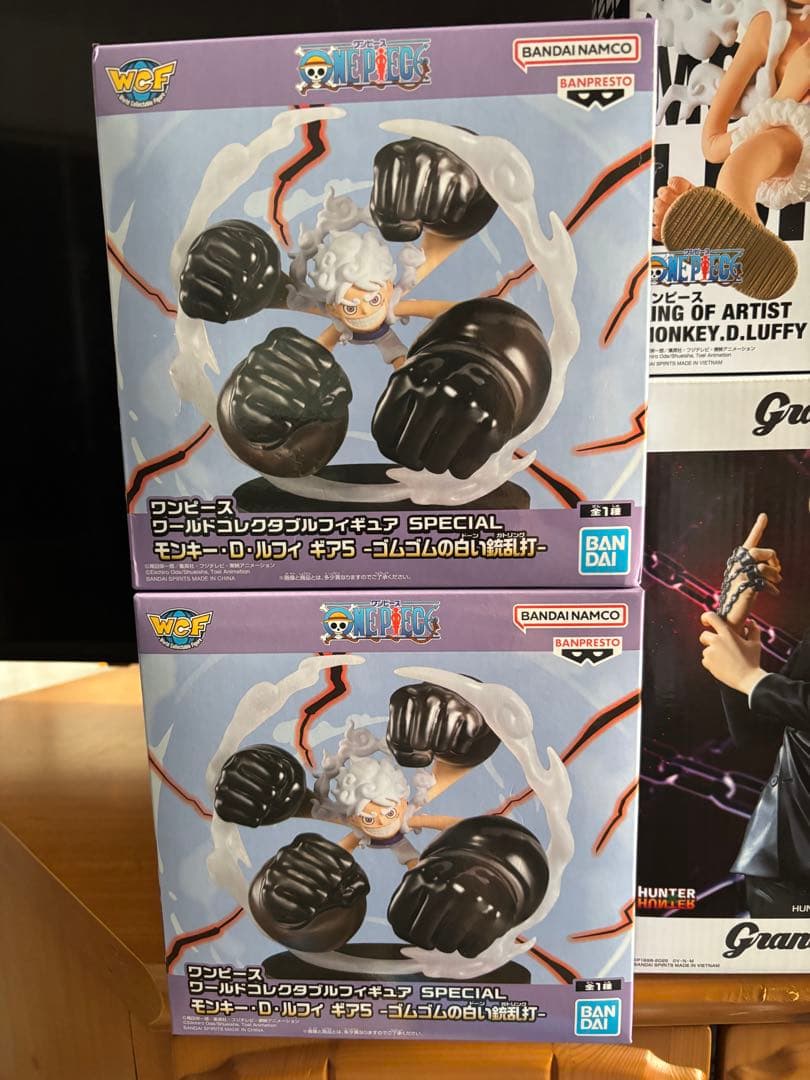 ワンピース、ナルト、ハンターハンターフィギュア6点まとめ売り