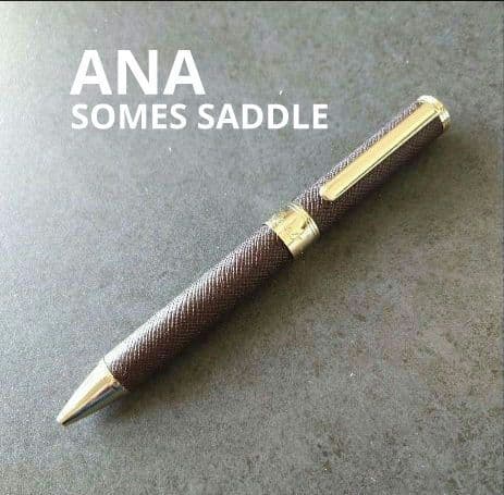 ANA SOMES SADDLE スムースレザー スリーインワンマルチペン