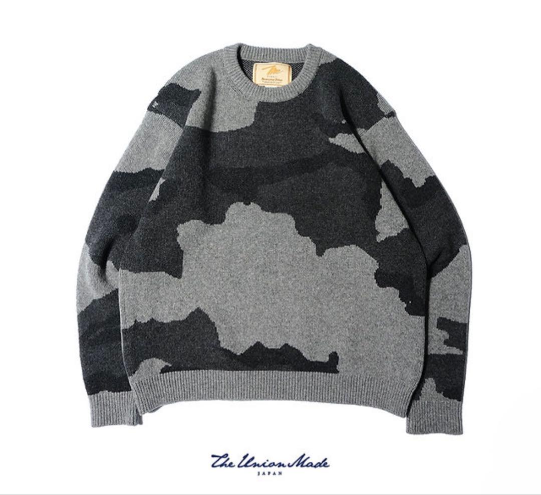 THE FABRIC　ブラックカモニット　Lサイズ