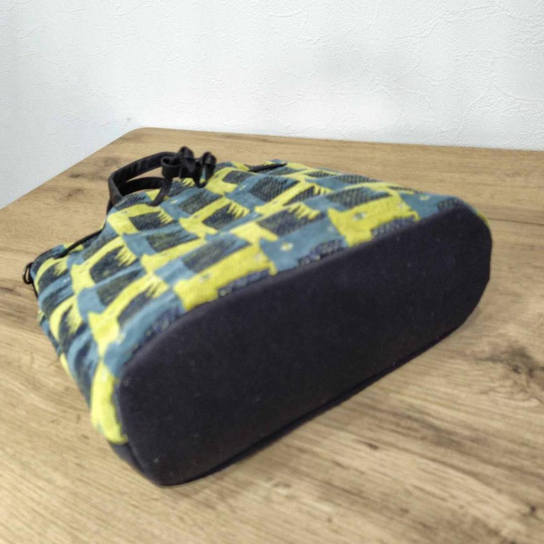 しののめ様/thoroughbredサラブレットネイビー/巾着Lサイズ