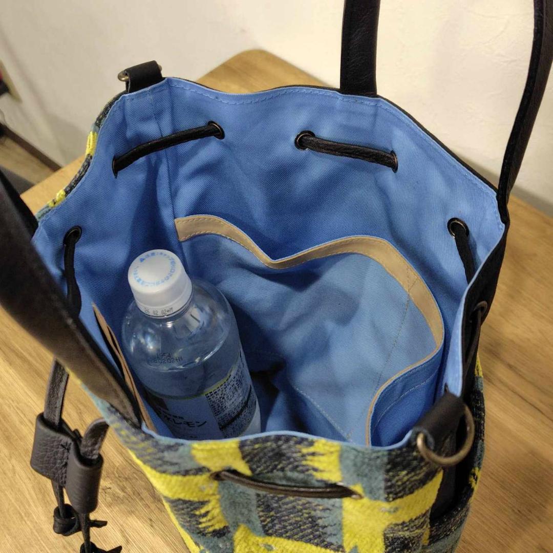 しののめ様/thoroughbredサラブレットネイビー/巾着Lサイズ