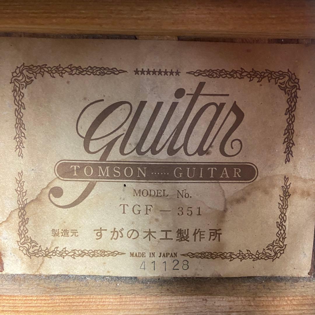 TOMSON TGF-351 アコースティックギター 動作品
