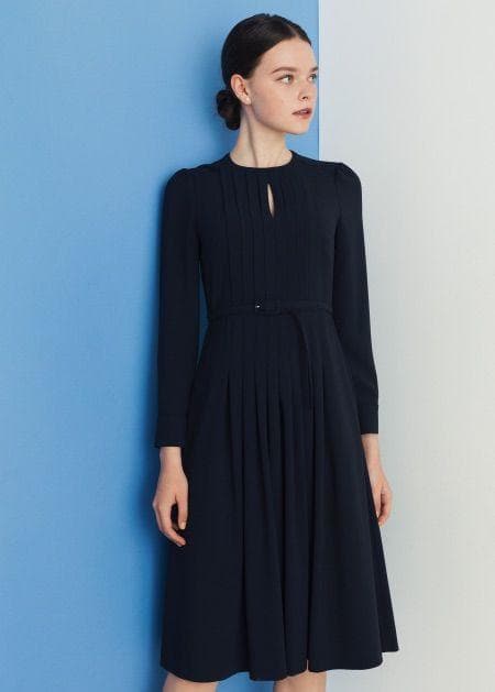 【美品】セルフォード フォーマル ネイビー ワンピース celford