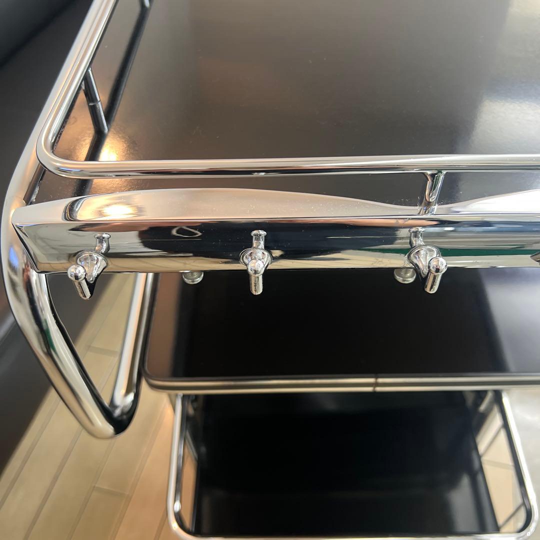 理美容用キャスター付きワゴン 2段収納