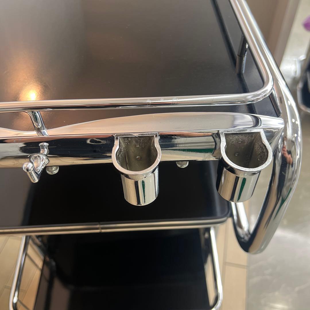 理美容用キャスター付きワゴン 2段収納