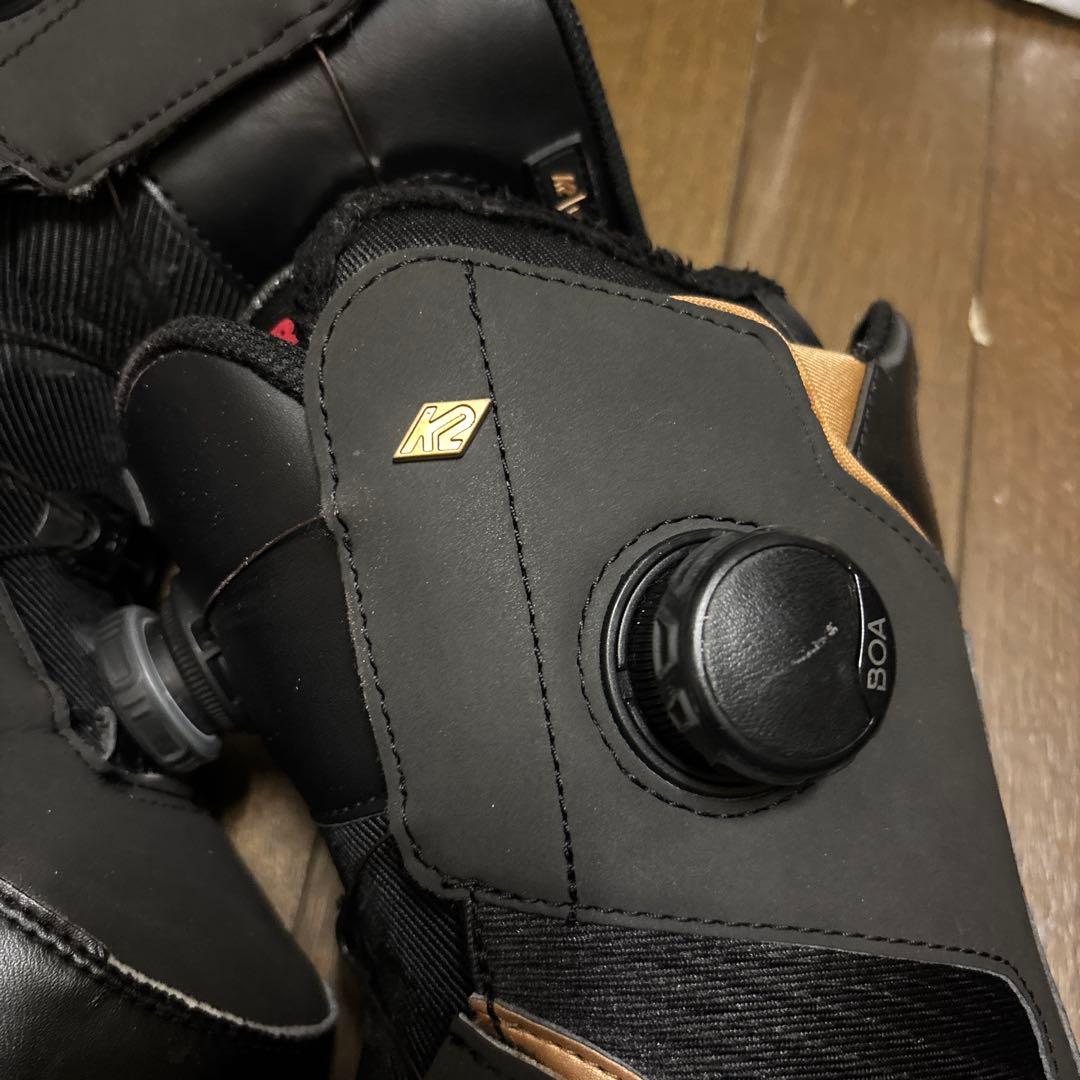 SPACE WEATER K2スノーボードブーツ ブラック子供用！