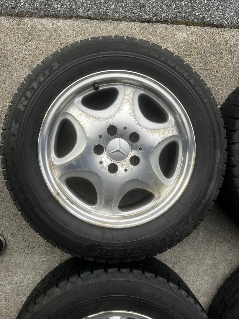 W140 後期　Sクラス　メルセデス・ベンツ 16インチ タイヤ　ホイールセット