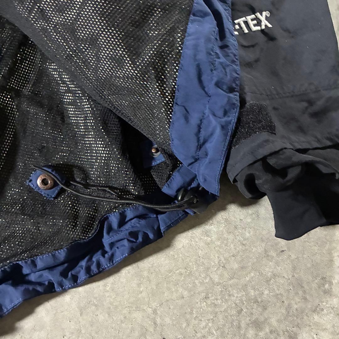 00s BassProShops GORE-TEXマウンテンパーカー黒青テック