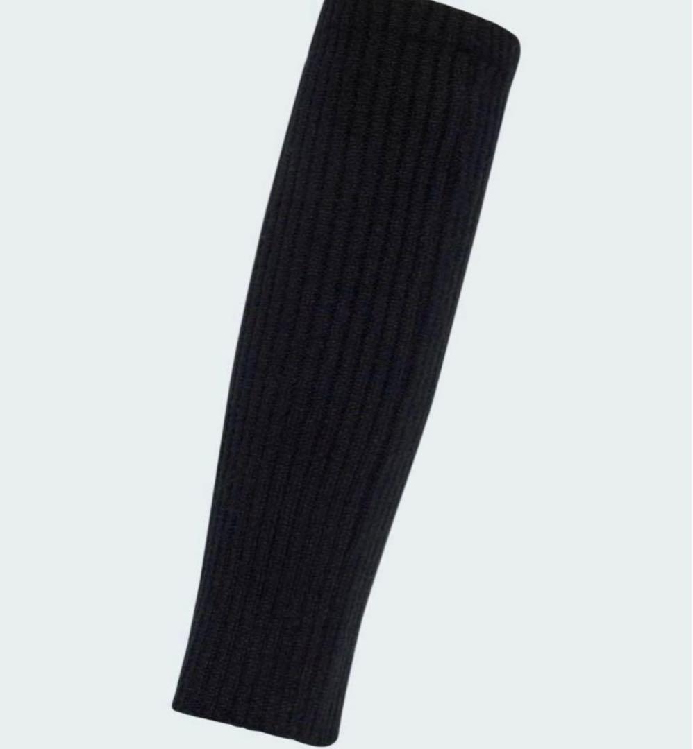adidas リブ編み　レッグウォーマー2点セット