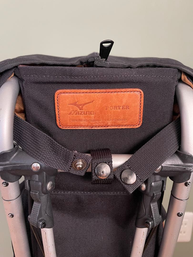 PORTER ポーター×ミズノ フレームウォーカー キャディバッグ ブラック