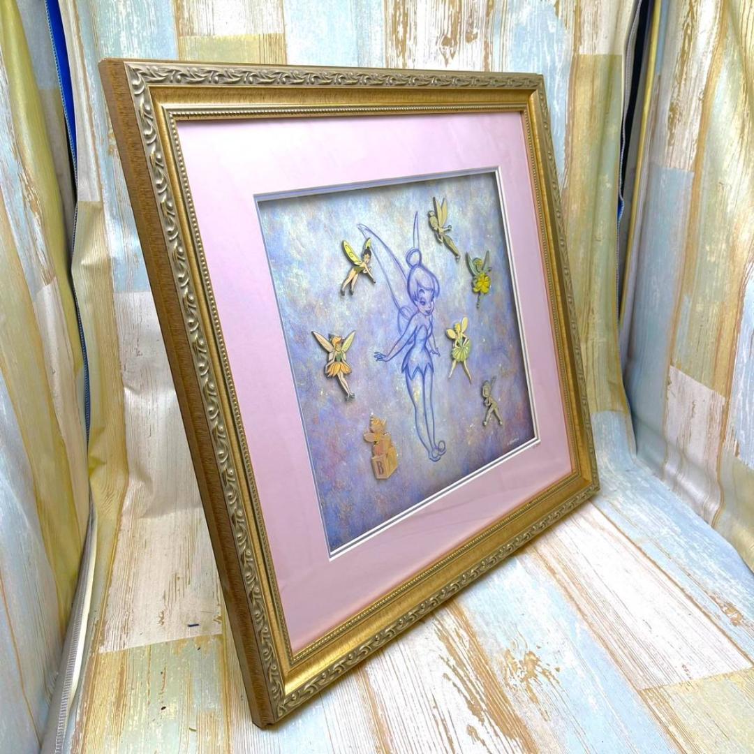 限定品★ピーターパン Peter Pan ティンカーベル 絵画 額縁