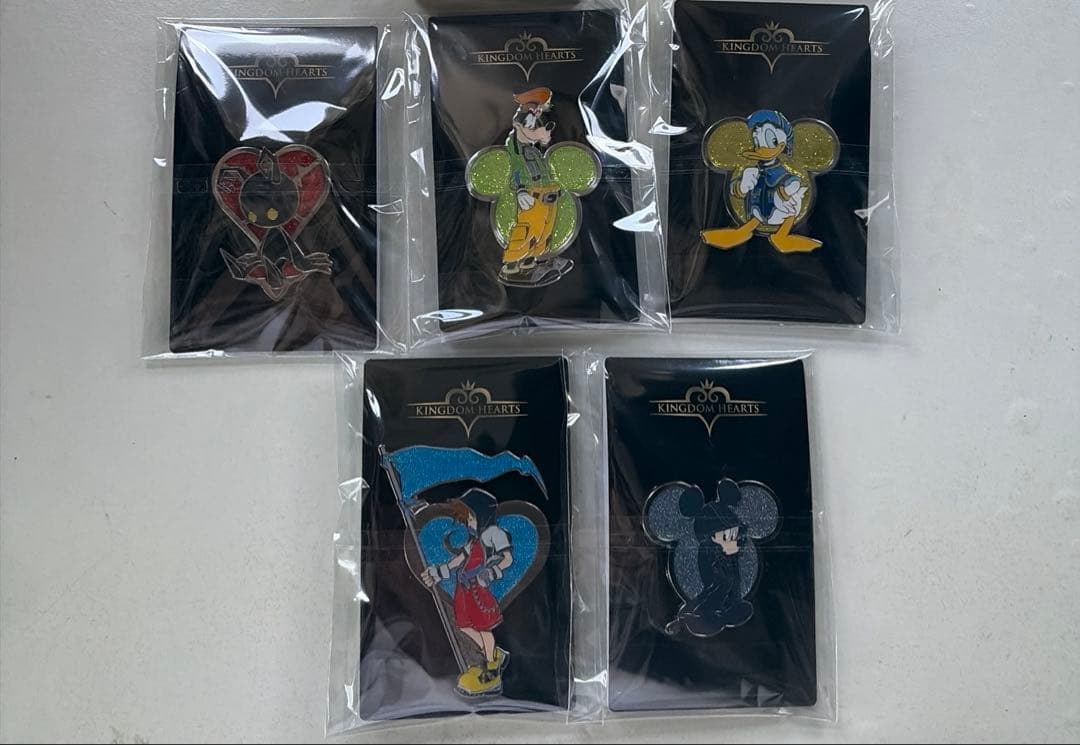 ③キングダムハーツ ロフト ピンズ 全5種類セット　ディズニー