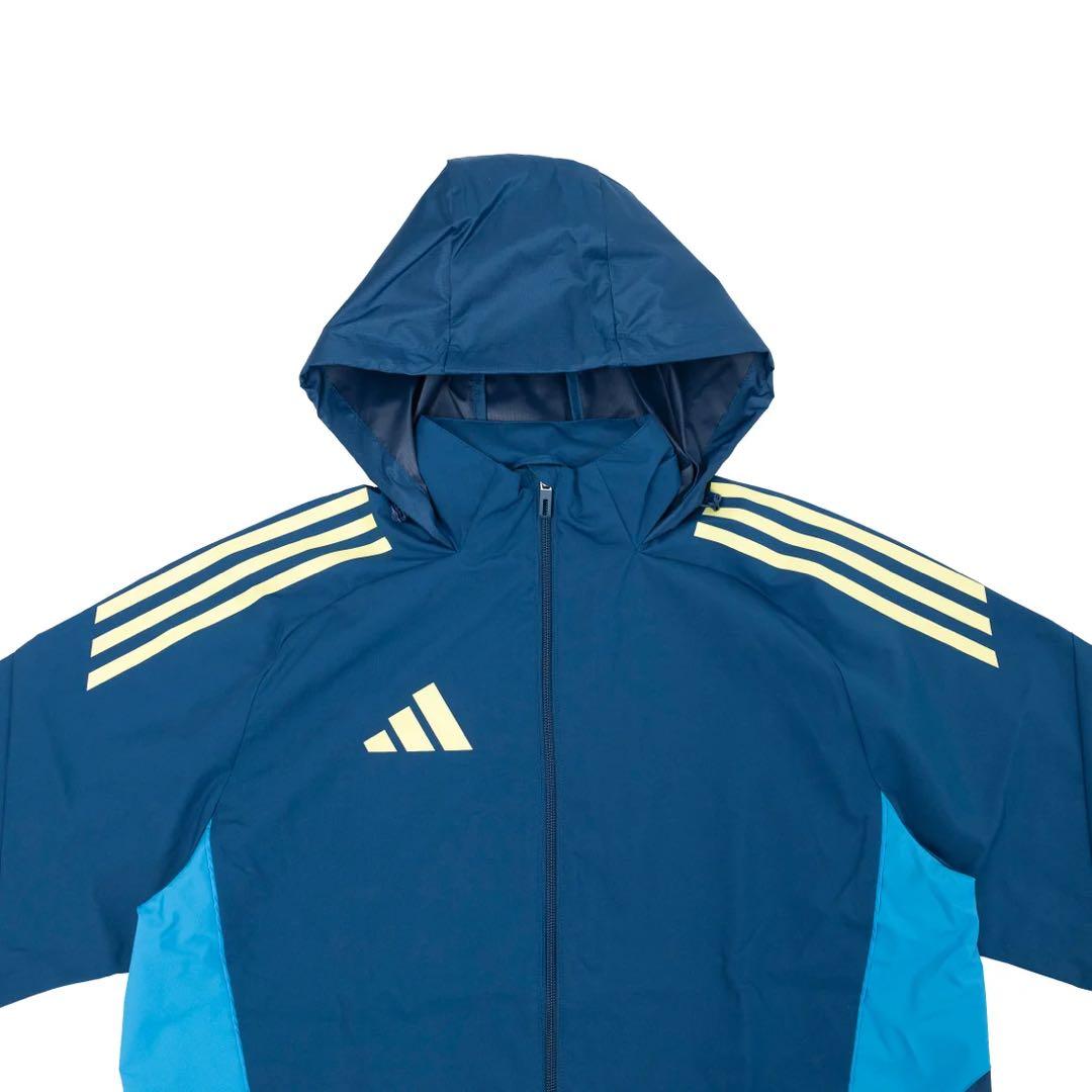 adidas TIRO25 コンペティションオールウェザージャケットマリンブルー