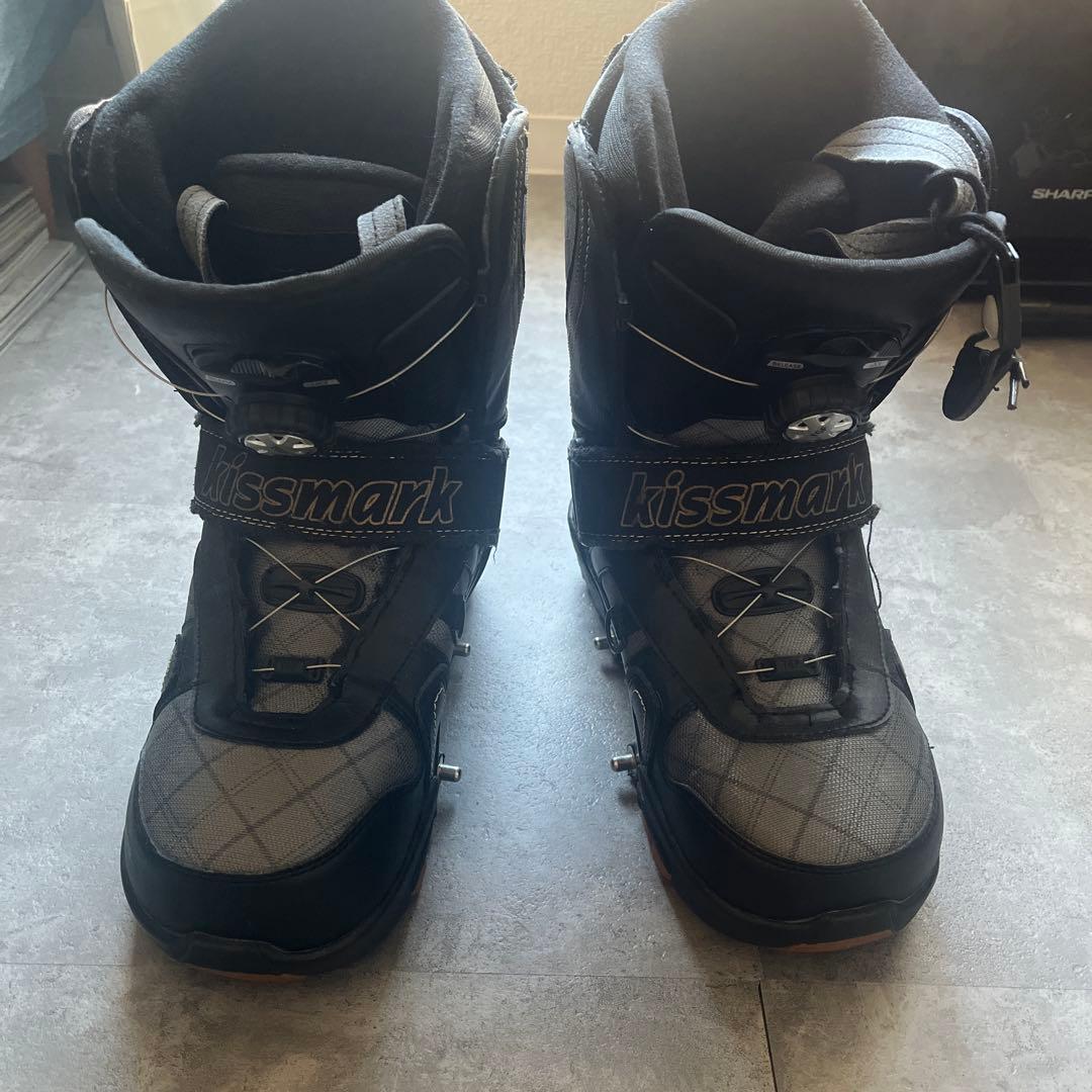 kissmark スノーボードブーツ 黒/グレー