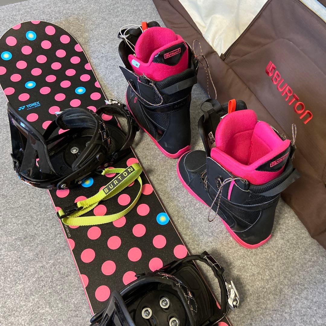 ★スノーボード　フルセット　板YONEX140cm ブーツBURTON24cm