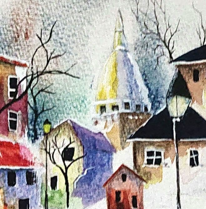 絵画 ★ 魔法のNicolaの世界★原画 ア−ト 風景画