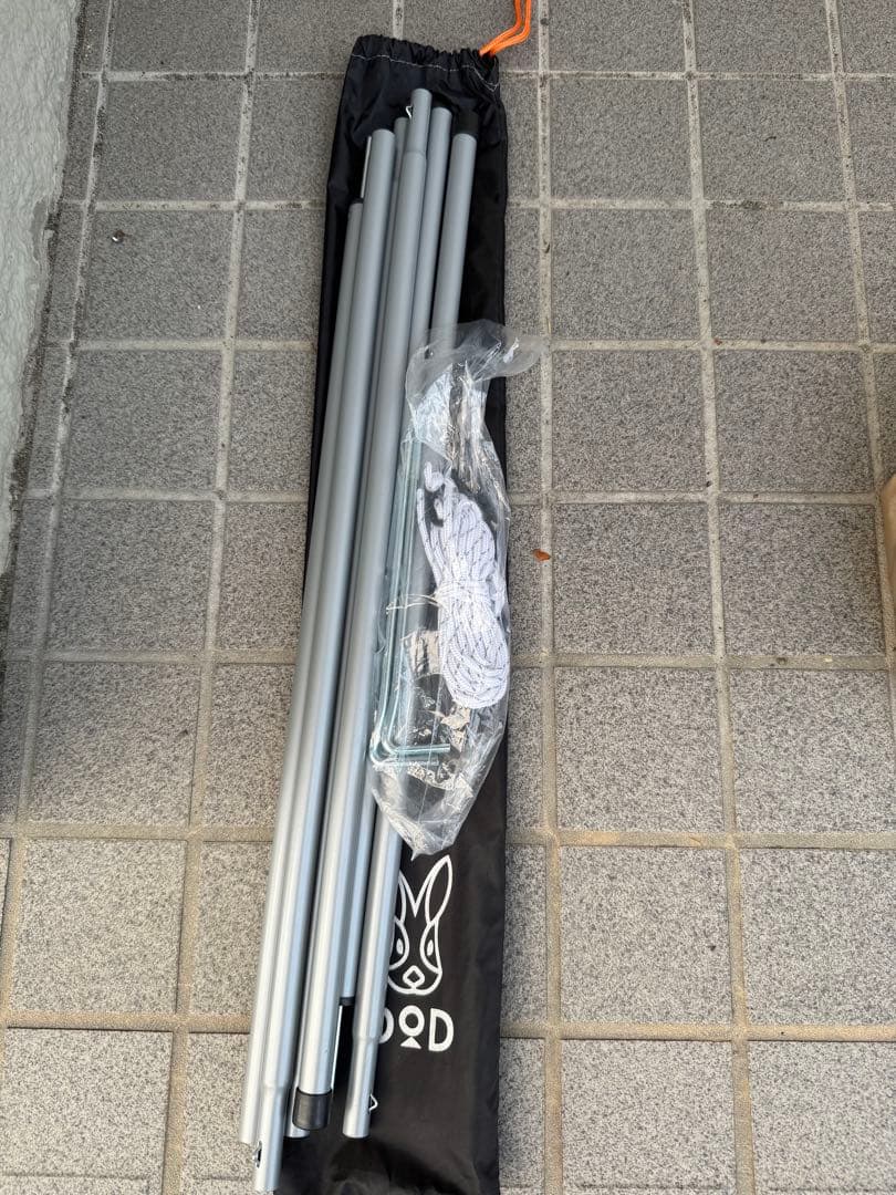 いつかのタープ　ヘキサタープ