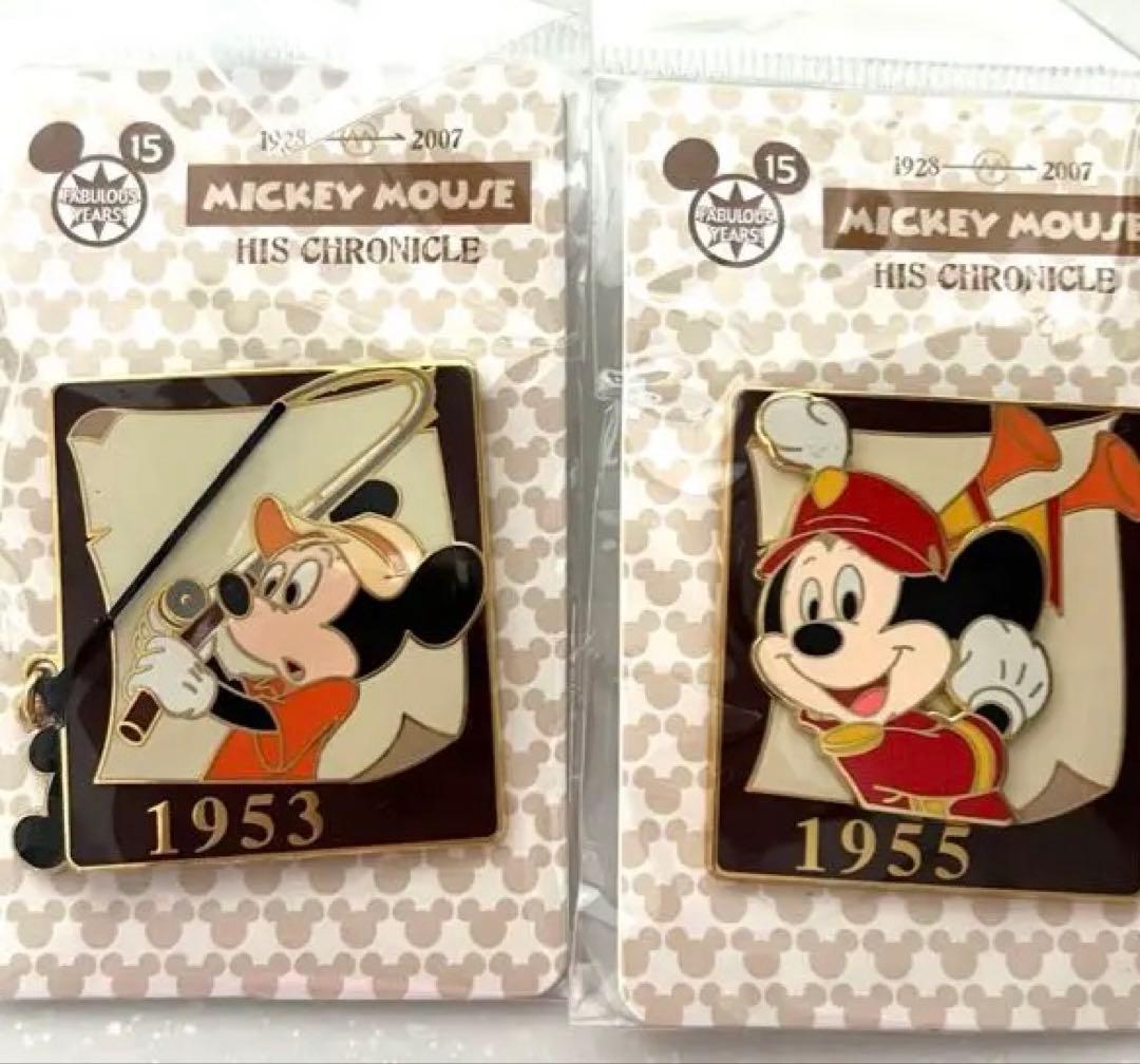 ディズニー ピンバッジ HIS CHRONICLE ミッキー 14種コンプリート