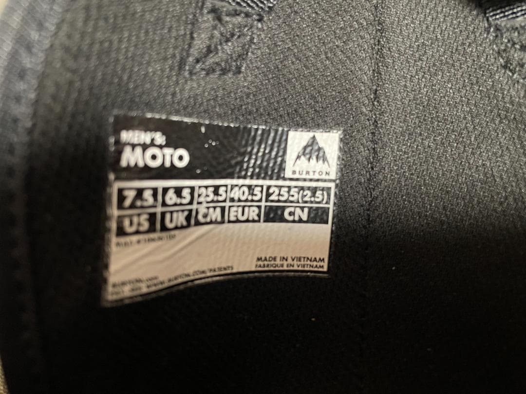 Burton Moto スノーボードブーツ ブラック