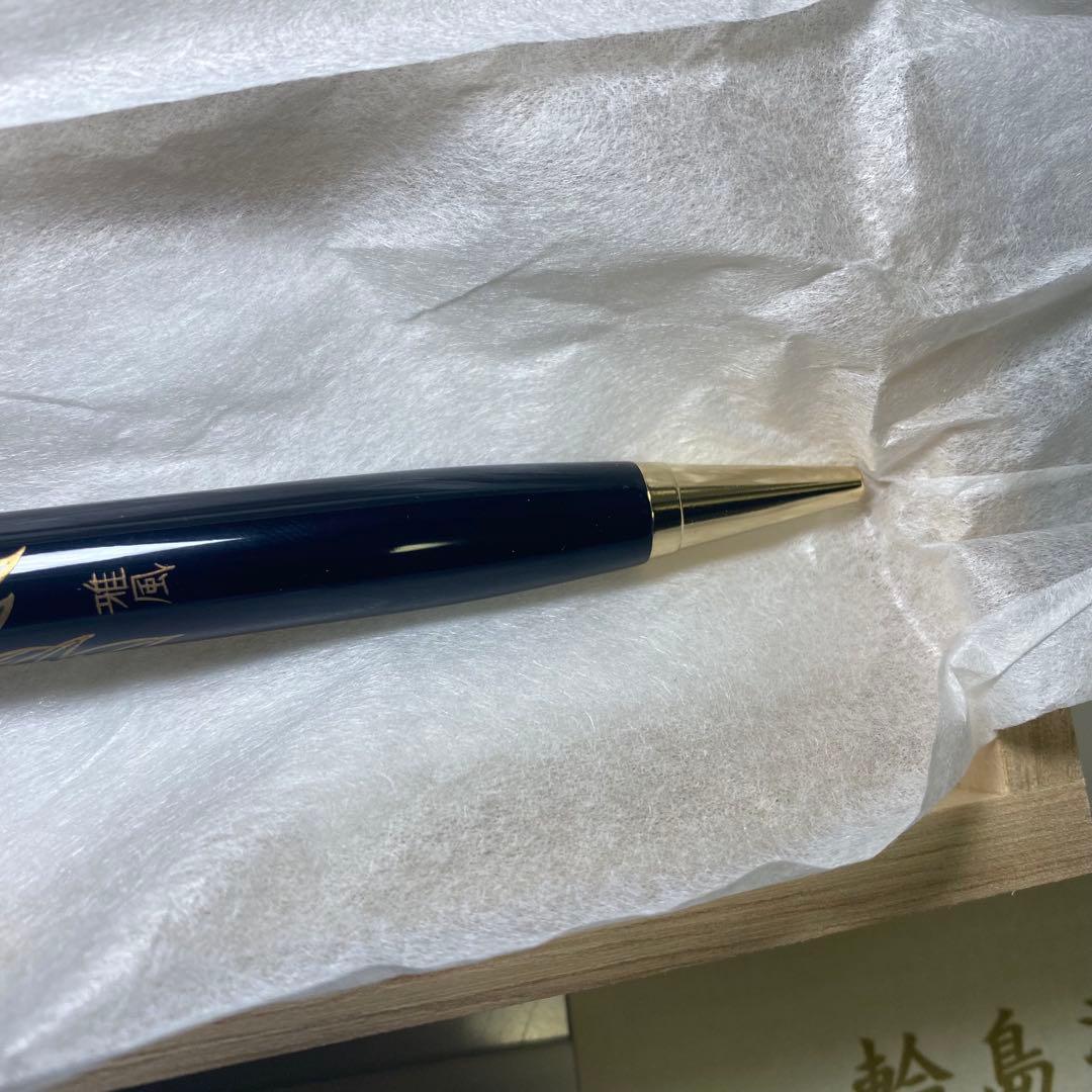 新品・未使用✨　輪島塗 蒔絵　ボールペン 牡丹　東山雅風　高級　金色装飾　黒