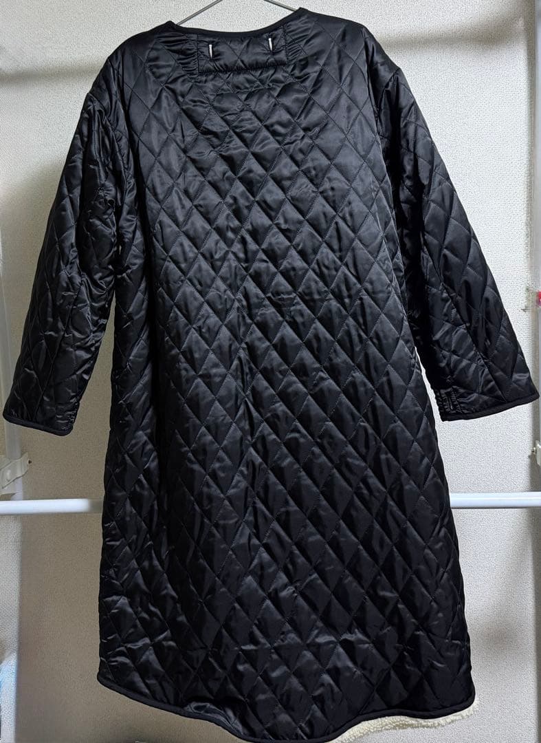 ADAM ET ROPEモッズコート/コットン/ライナー付き/ボア