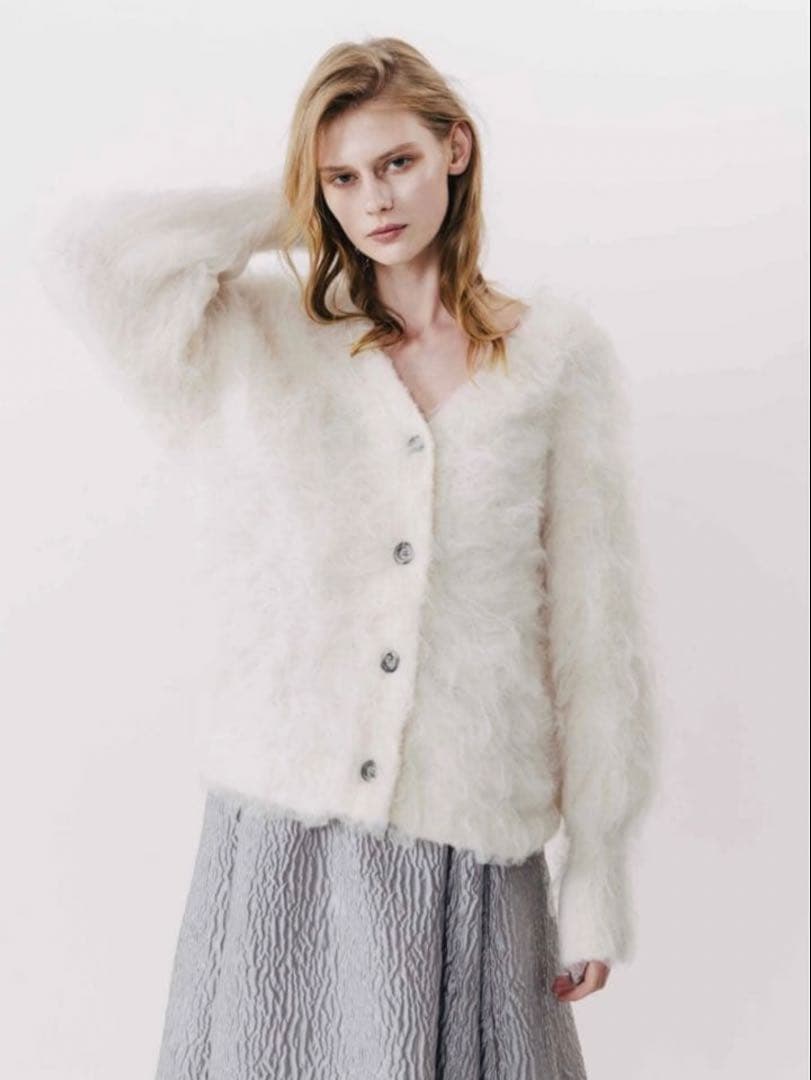 トップス THETOE Shaggy Cardigan