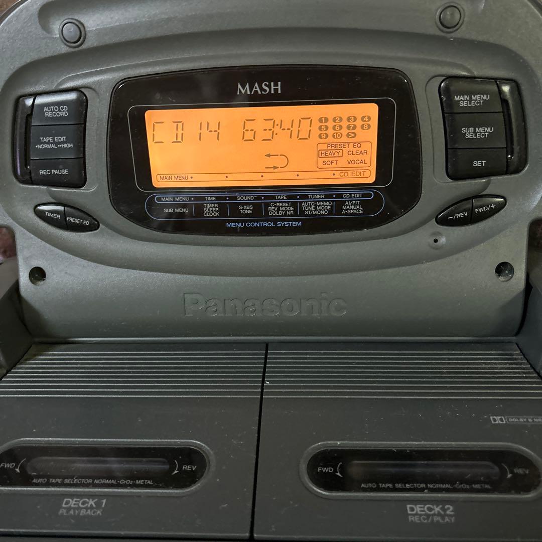 Panasonic MASH CD・カセットデッキ